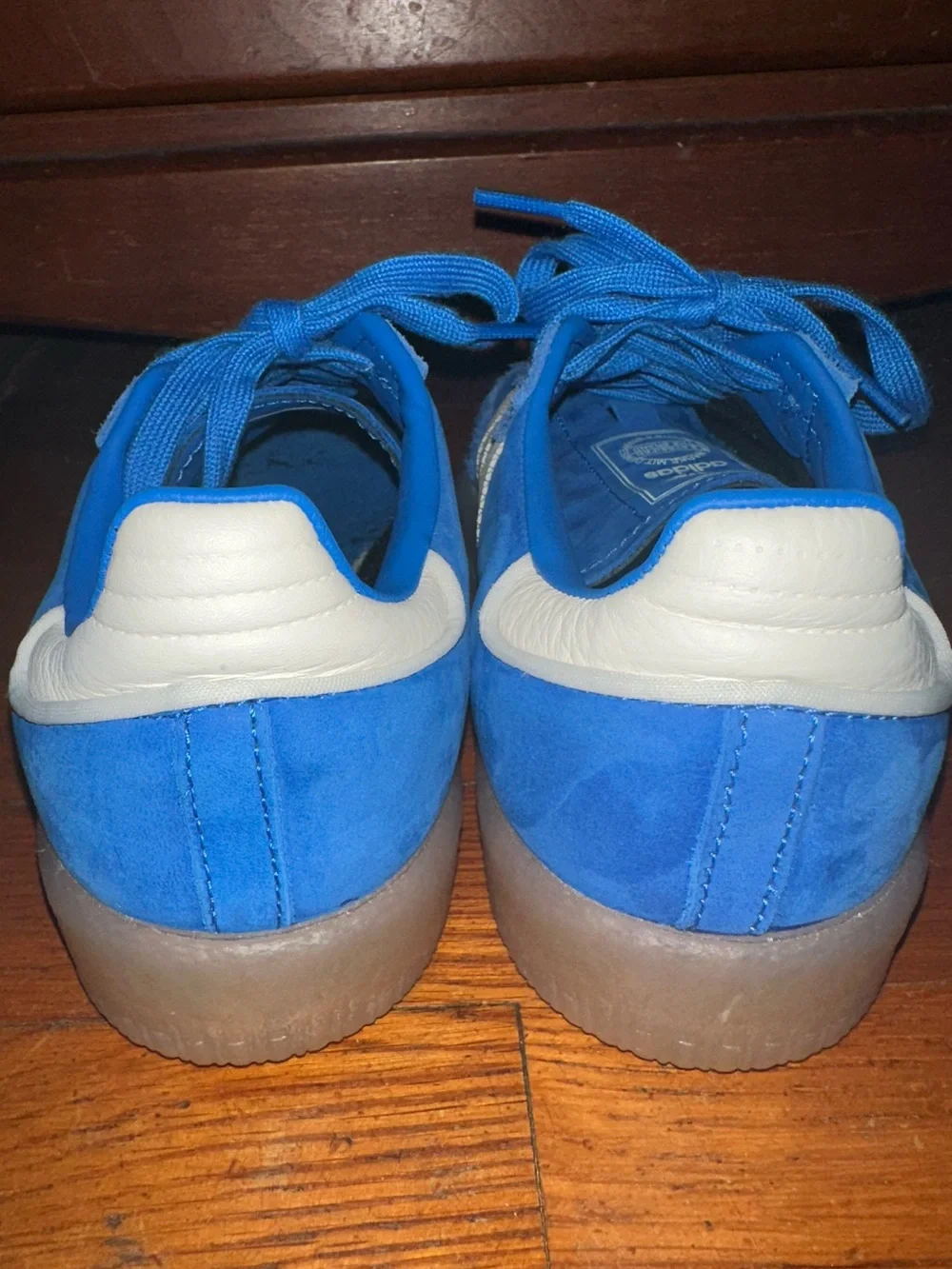 Adidas blue Sambae sneakers
